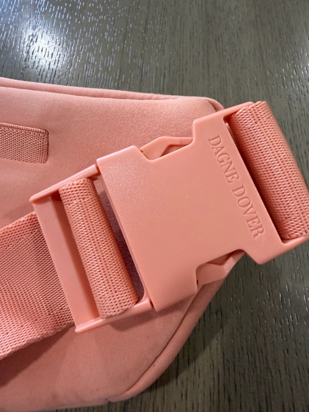 Dagne Dover ACE NEOPRENE FANNY PACK Orange EUC Adjustable Strap Waist Belt - Picture 6 of 11